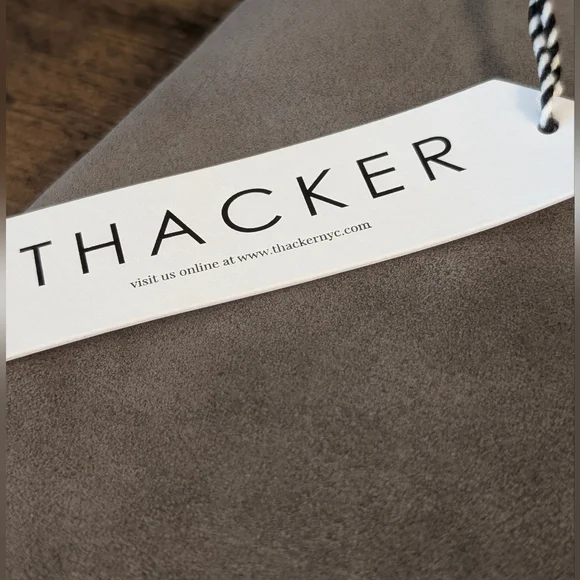 NWT Thacker Le Pouch Leather Suede Crossbody Bag - Picture 3 of 9